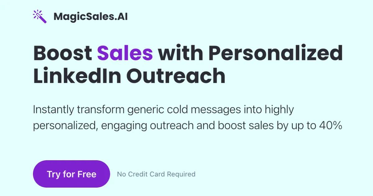 MagicSales.AI AI agent